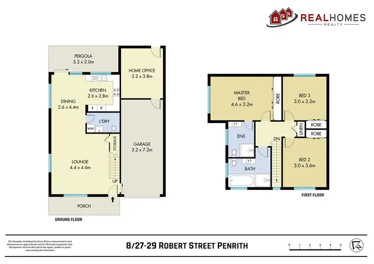 Floorplan of Homely townhouse listing, 8/27-29 Robert Street, Penrith NSW 2750