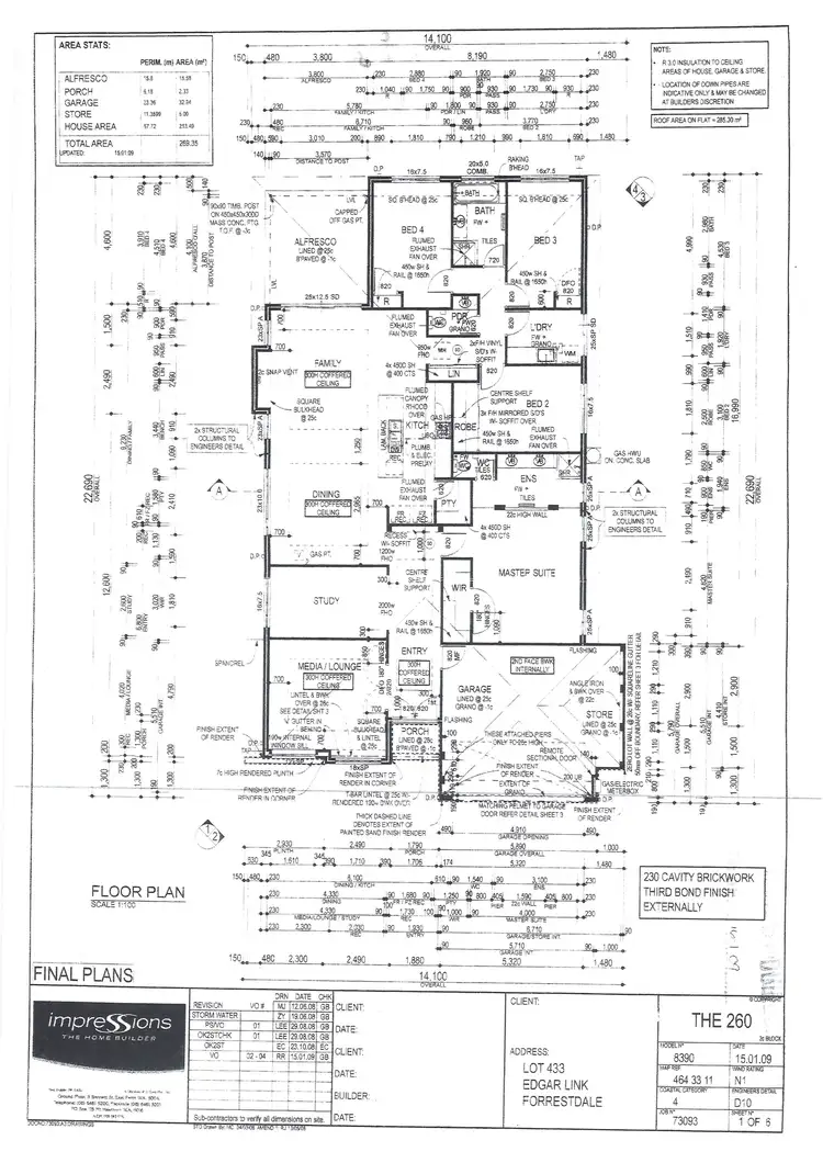 Floorplan of Homely house listing, 6 Edgar Link, Piara Waters WA 6112