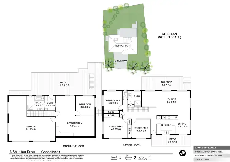 Floorplan of Homely house listing, 3 Sheridan Drive, Goonellabah NSW 2480