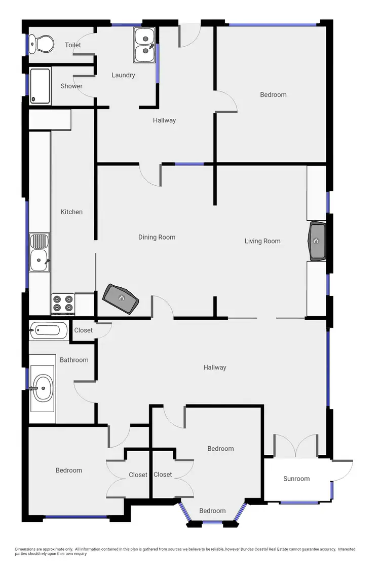 Floorplan of Homely rural property listing, 8 Hodges Road, Homerton VIC 3304