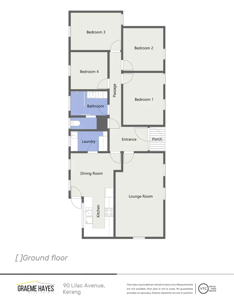 Floorplan of Homely house listing, 90 Lilac Ave, Kerang VIC 3579