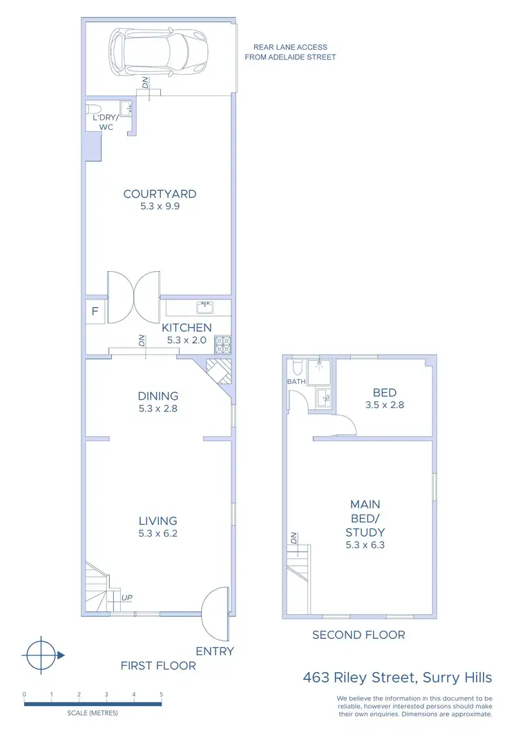 Floorplan of Homely house listing, 463 Riley Street, Surry Hills NSW 2010