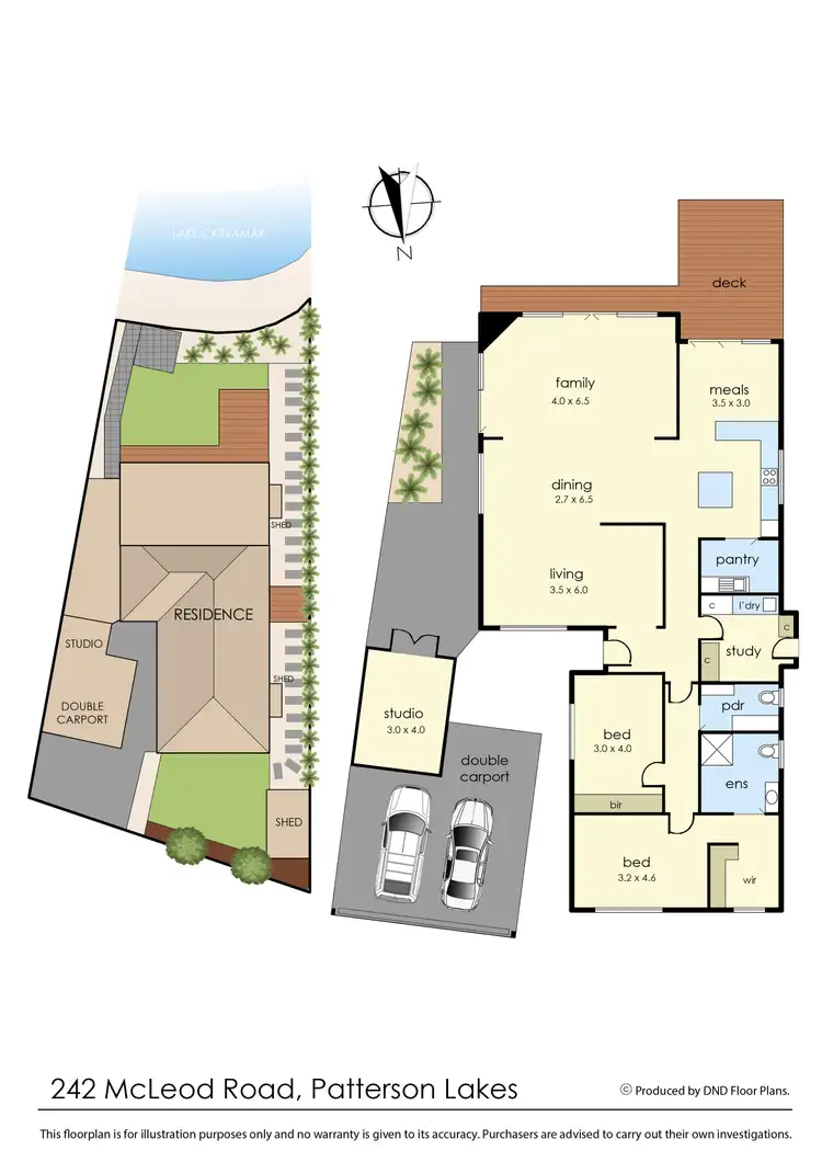 Floorplan of Homely house listing, 242 McLeod Road, Patterson Lakes VIC 3197
