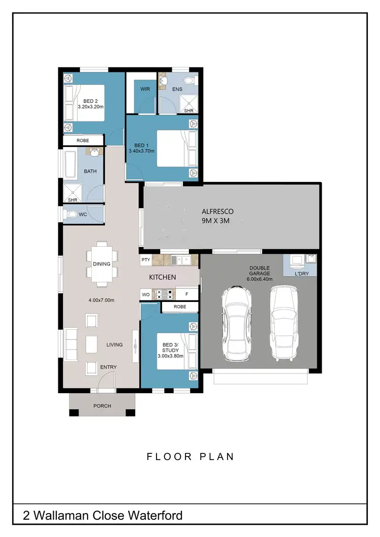 Floorplan of Homely house listing, 2 Wallaman Close, Waterford QLD 4133