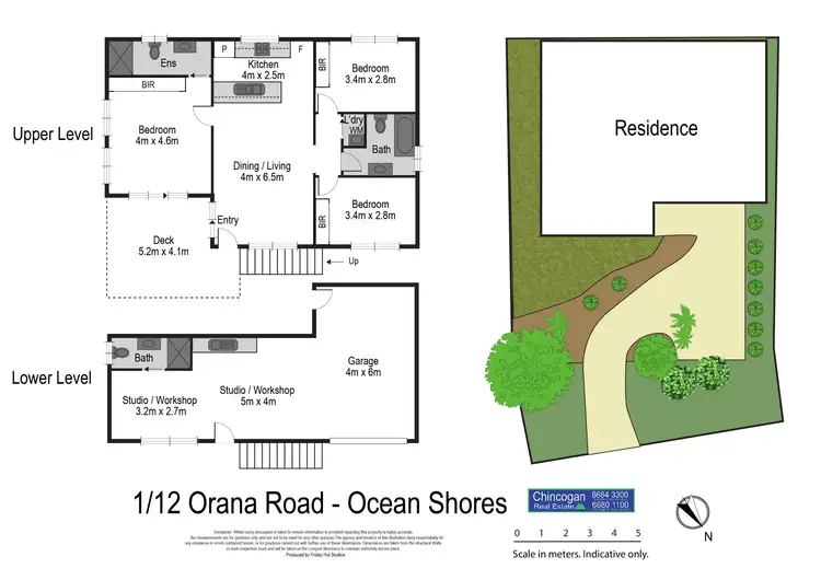 Floorplan of Homely house listing, 1/12 Orana Road, Ocean Shores NSW 2483