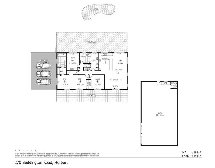 Floorplan of Homely house listing, 270 Beddington Road, Herbert NT 836