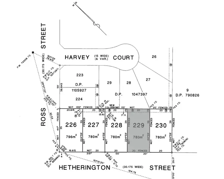 Floorplan of Homely land listing, 213 Hetherington Street, Deniliquin NSW 2710