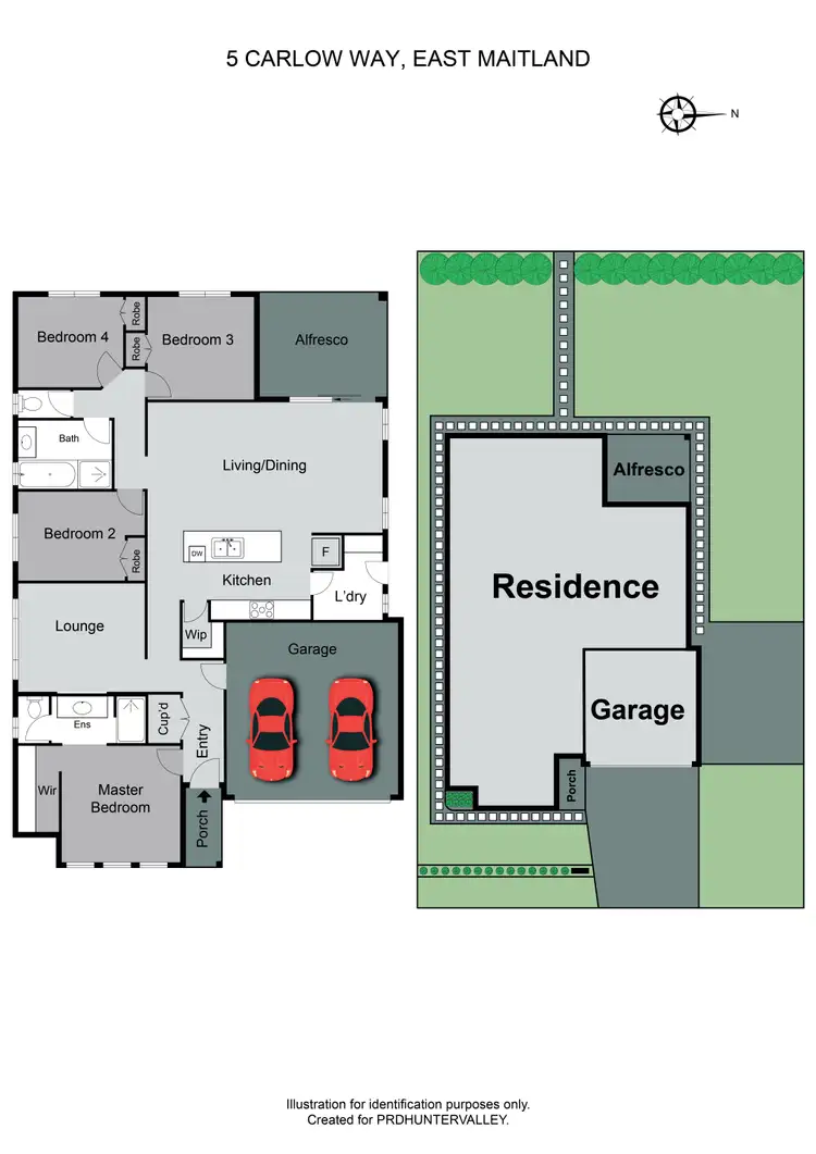 Floorplan of Homely house listing, 5 Carlow Way, East Maitland NSW 2323