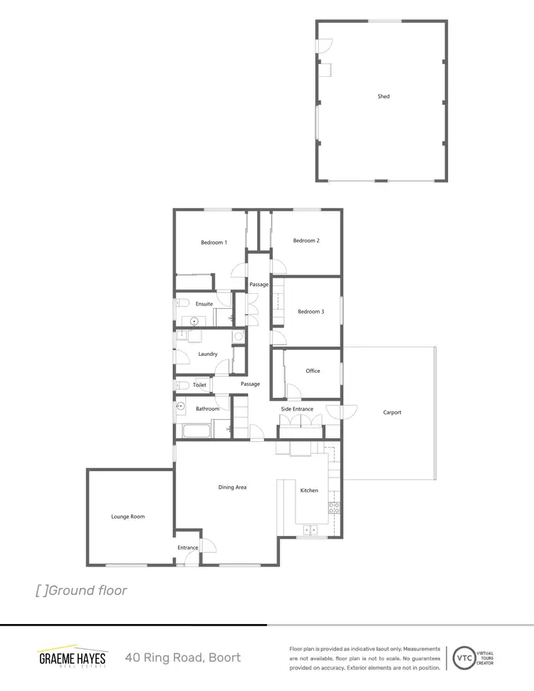 Floorplan of Homely house listing, 14 Ring Road, Boort VIC 3537