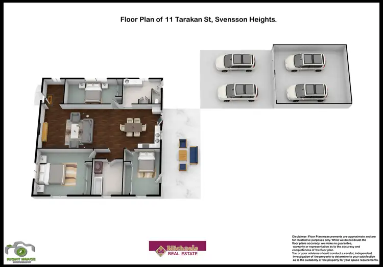 Floorplan of Homely house listing, 11 Tarakan Street, Svensson Heights QLD 4670