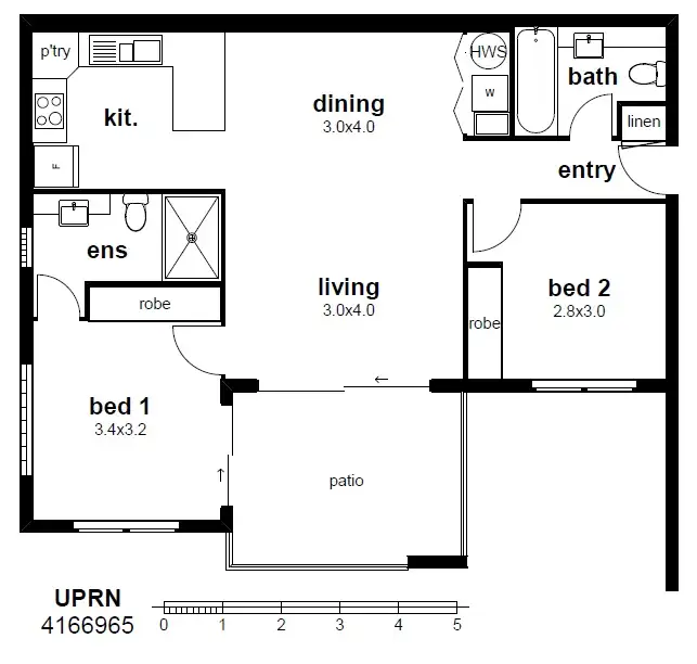 Floorplan of Homely apartment listing, Address available on request