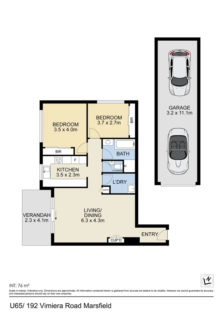 Floorplan of Homely apartment listing, 65/192 Vimiera Road, Marsfield NSW 2122