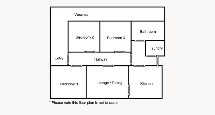 Floorplan of Homely house listing, 31 Commercial Street, Kaniva VIC 3419