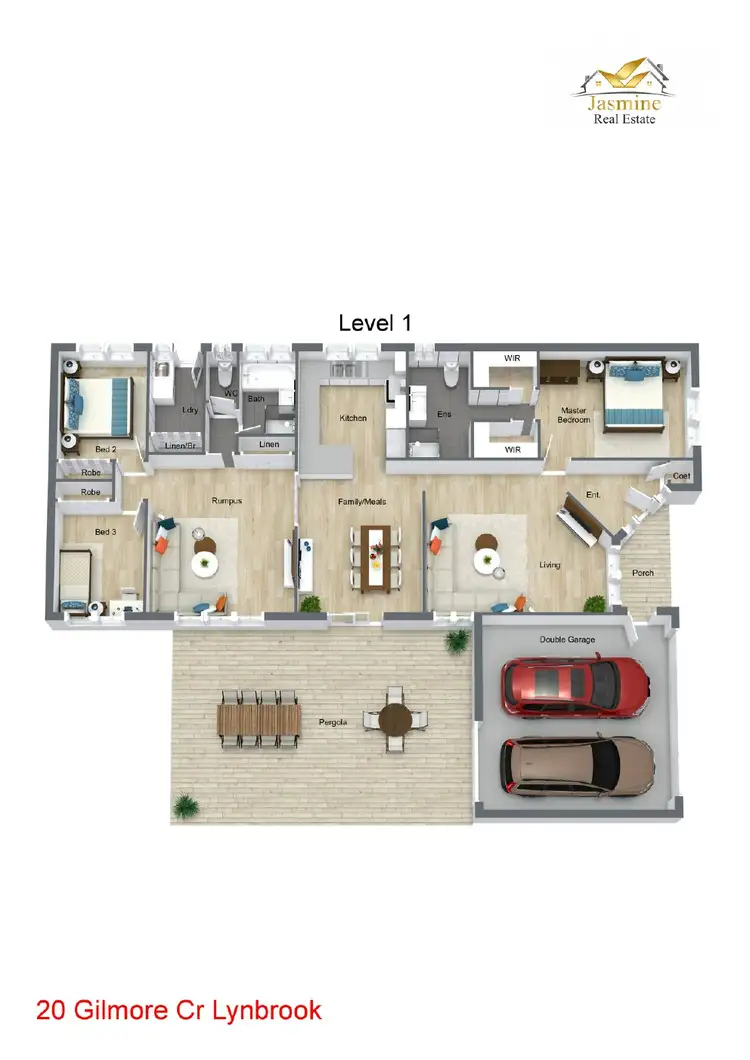 Floorplan of Homely house listing, 20 Gilmore Crescent, Lynbrook VIC 3975