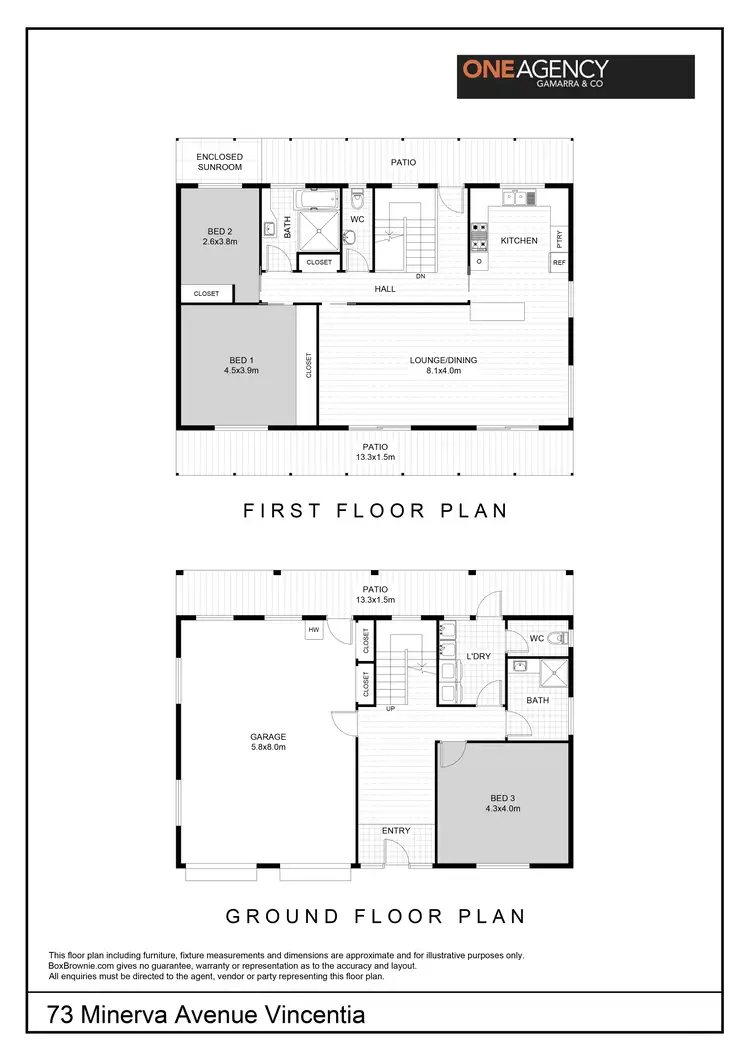 Floorplan of Homely house listing, 73 Minerva Avenue, Vincentia NSW 2540