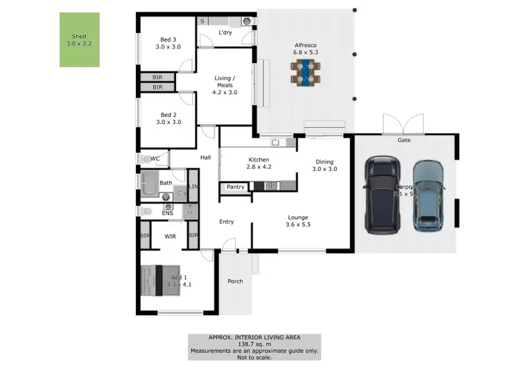 Floorplan of Homely house listing, 401 Elton Court, Lavington NSW 2641