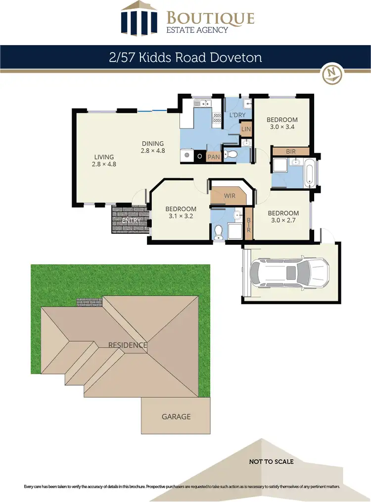Floorplan of Homely unit listing, 2/57 Kidds Road, Doveton VIC 3177