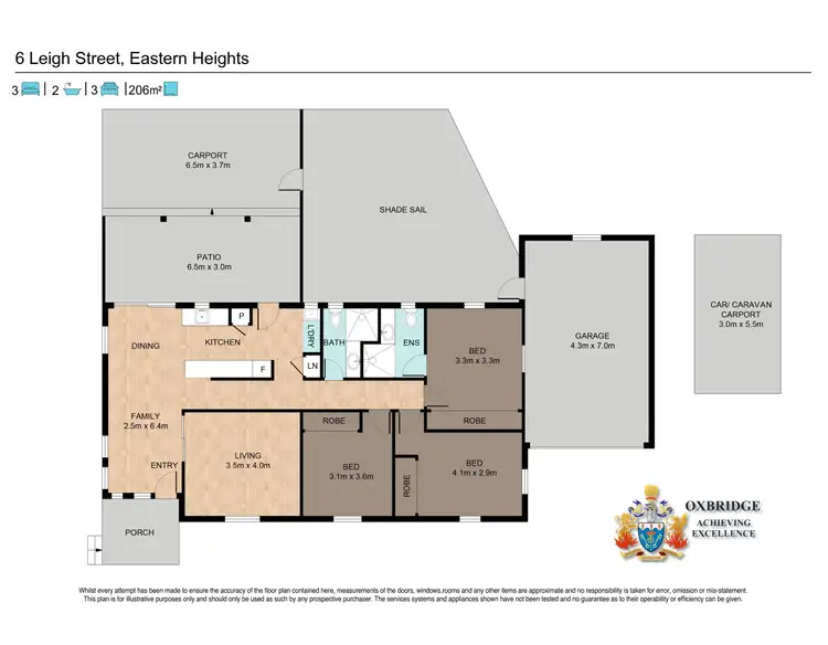 Floorplan of Homely house listing, 6 Leigh Street, Eastern Heights QLD 4305