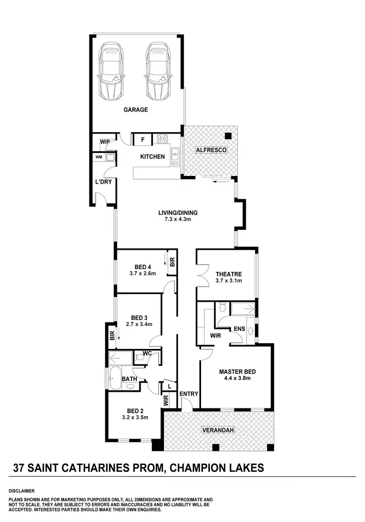 Floorplan of Homely house listing, 37 St Catharines Promenade, Champion Lakes WA 6111