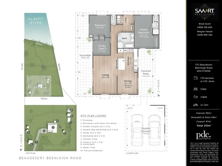 Floorplan of Homely rural property listing, 773 Beaudesert Beenleigh Road, Wolffdene QLD 4207
