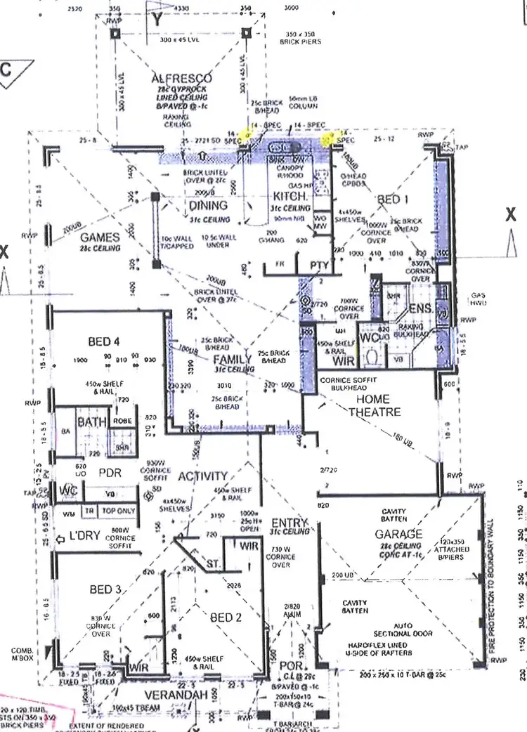 Floorplan of Homely house listing, 6 Loretta Parkway, Lakelands WA 6180