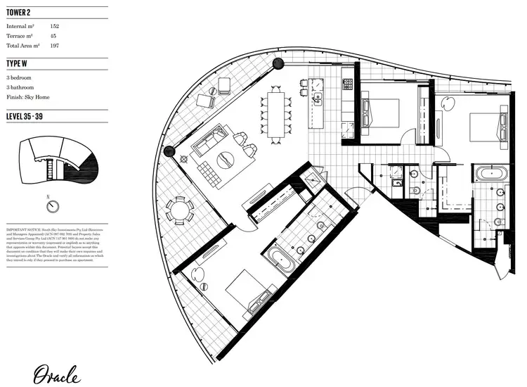 Floorplan of Homely apartment listing, 23703/21 Elizabeth Avenue, Broadbeach QLD 4218