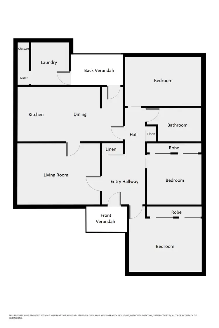 Floorplan of Homely house listing, 86 Cumming Street, Hopetoun VIC 3396