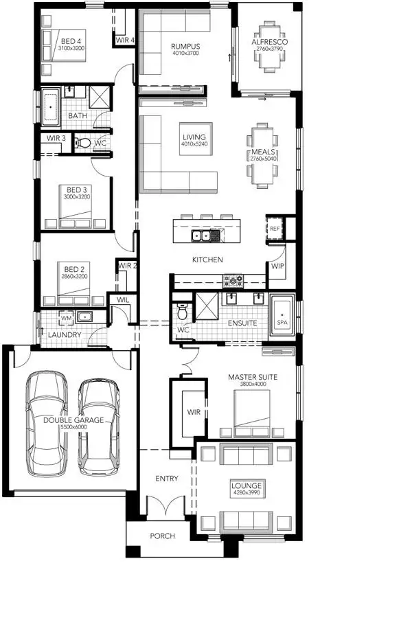 Floorplan of Homely house listing, 8 Penfold Drive, Warrnambool VIC 3280