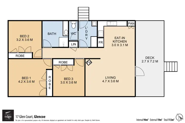 Floorplan of Homely house listing, 17 Glen Court, Glencoe QLD 4352