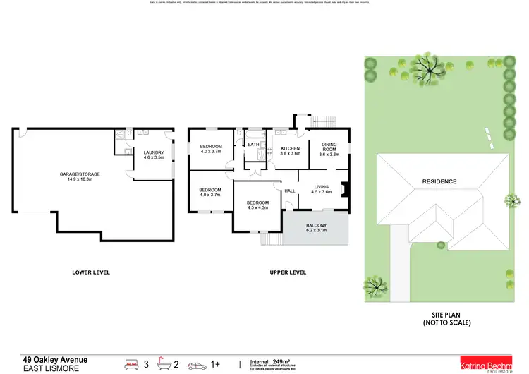 Floorplan of Homely house listing, 49 Oakley Avenue, East Lismore NSW 2480