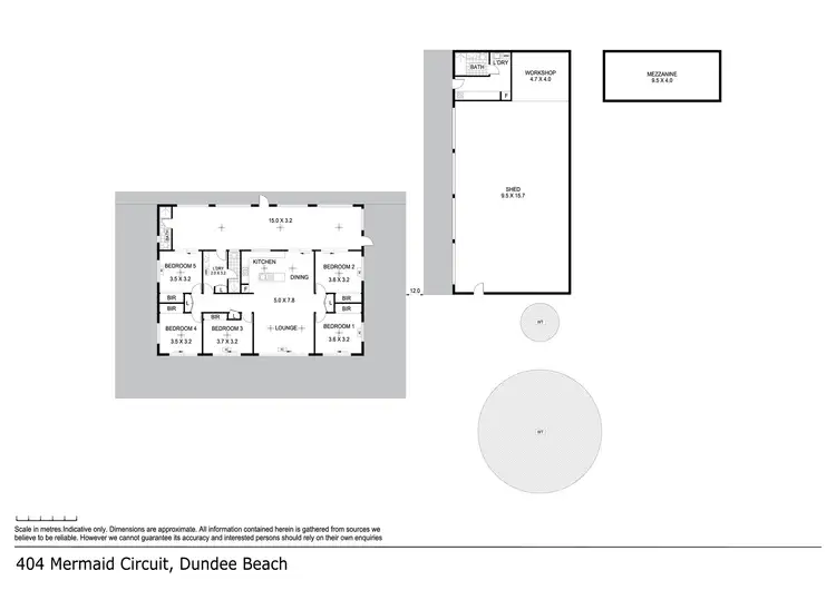 Floorplan of Homely house listing, 404 Mermaid Circuit, Dundee Beach NT 840