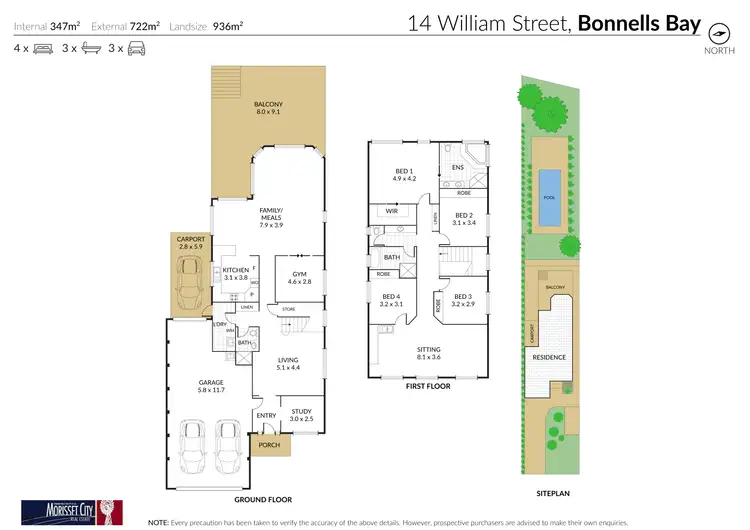 Floorplan of Homely house listing, 14 William Street, Bonnells Bay NSW 2264