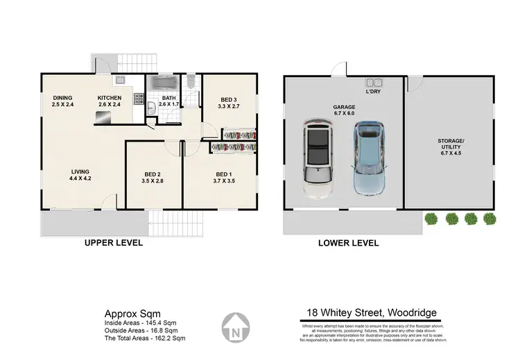 Floorplan of Homely house listing, 18 Whitey Street, Woodridge QLD 4114