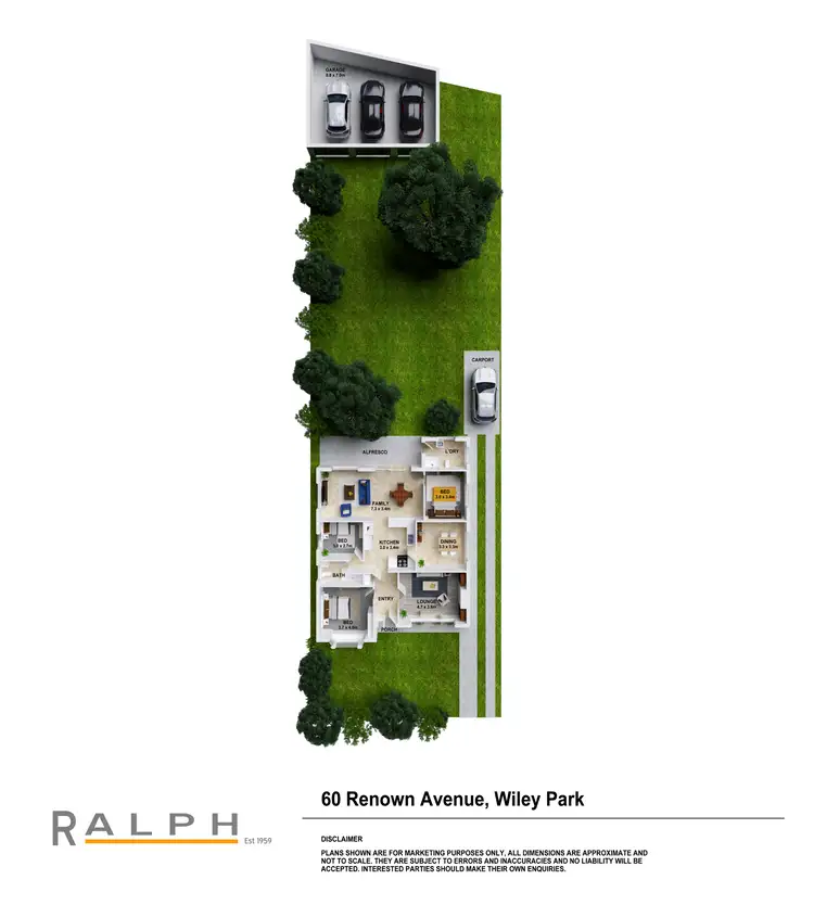 Floorplan of Homely house listing, 60 Renown Avenue, Wiley Park NSW 2195