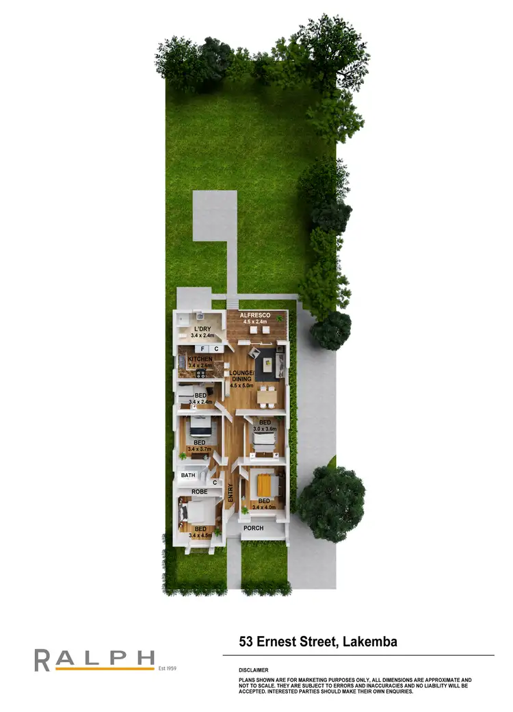 Floorplan of Homely house listing, 53 Ernest Street, Lakemba NSW 2195