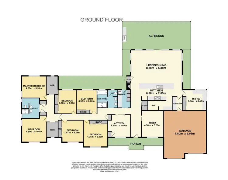 Floorplan of Homely rural property listing, 38 Sandstone Drive, Windella NSW 2320