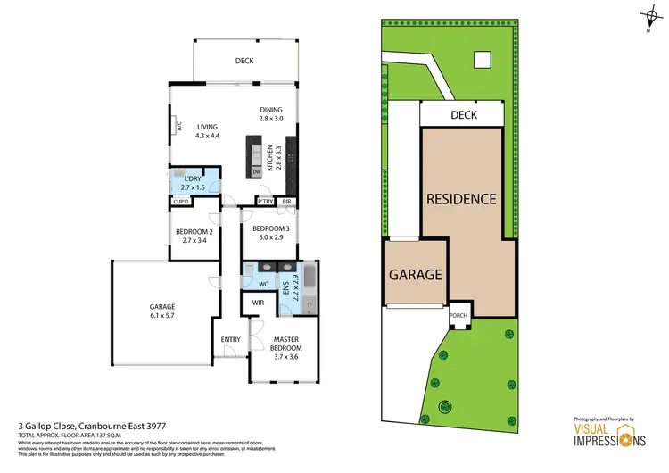 Floorplan of Homely house listing, 3 Gallop Close, Cranbourne East VIC 3977