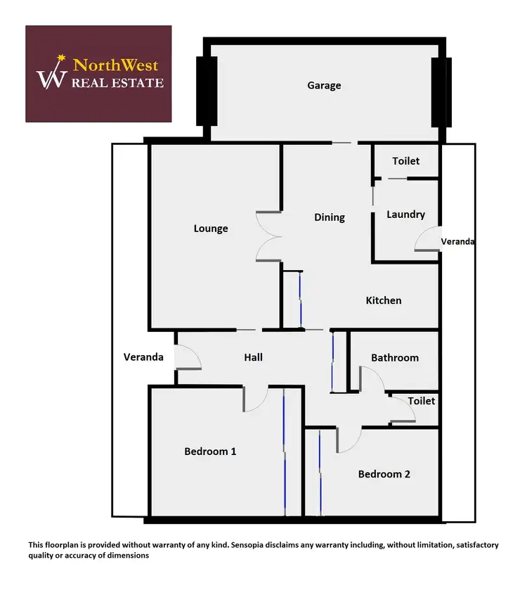 Floorplan of Homely house listing, 94 Toole Street, Hopetoun VIC 3396