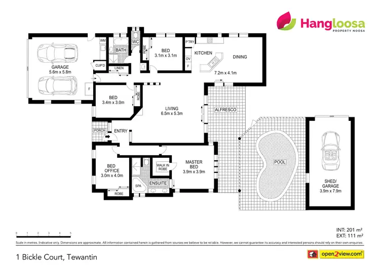 Floorplan of Homely house listing, 1 Bickle Court, Tewantin QLD 4565