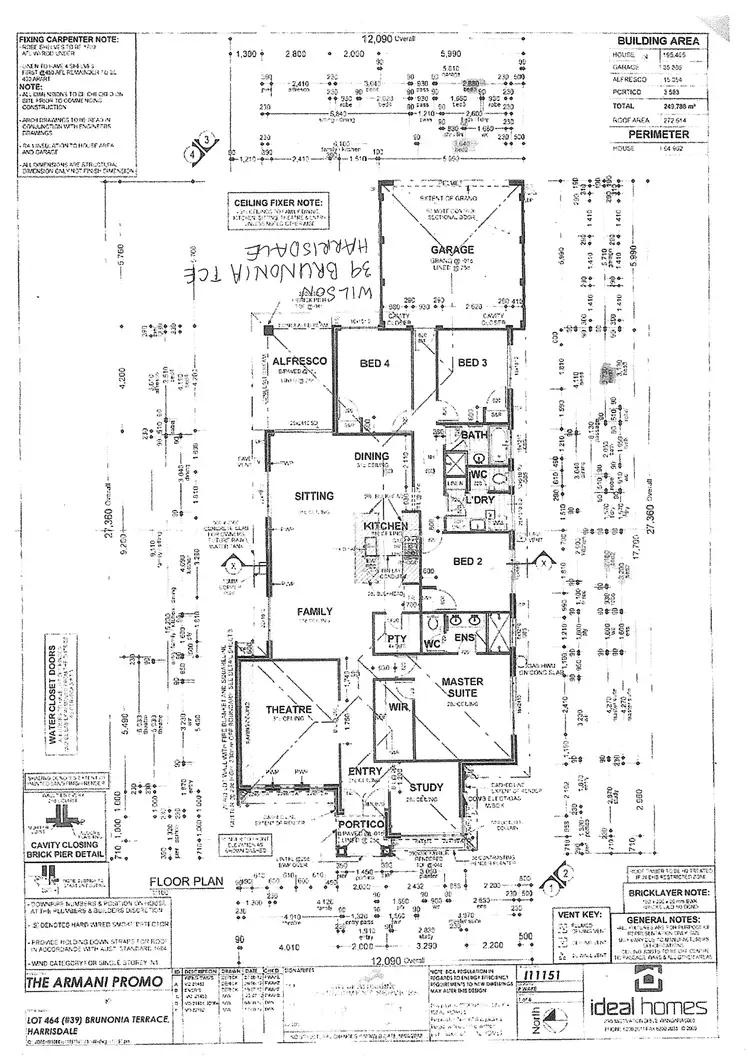Floorplan of Homely house listing, 39 Brunonia Terrace, Harrisdale WA 6112