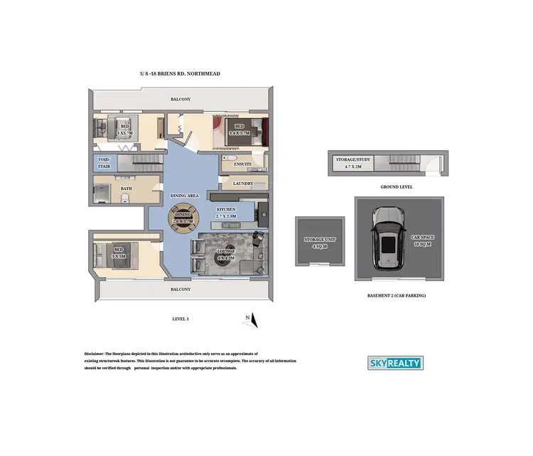 Floorplan of Homely unit listing, 5/8-18 Briens Road, Northmead NSW 2152