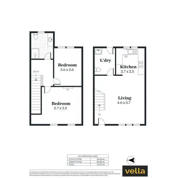Floorplan of Homely townhouse listing, 9/7 Lorne Avenue, Magill SA 5072