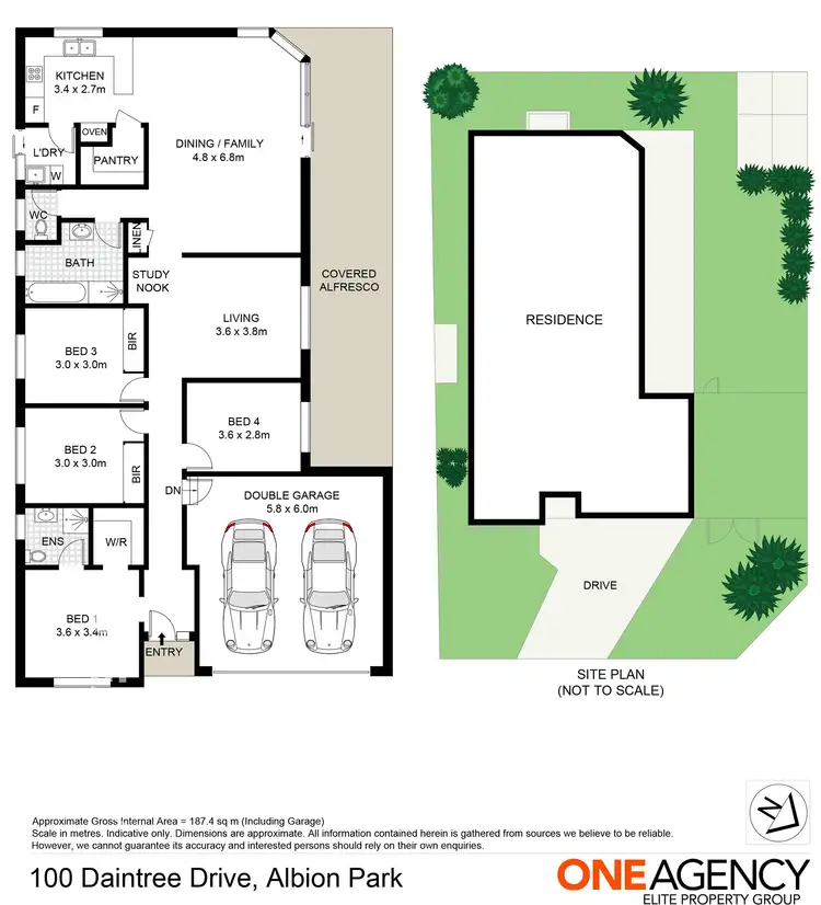 Floorplan of Homely house listing, 100 Daintree Drive, Albion Park NSW 2527