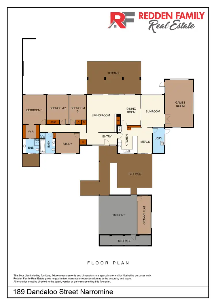 Floorplan of Homely house listing, 189 Dandaloo Street, Narromine NSW 2821