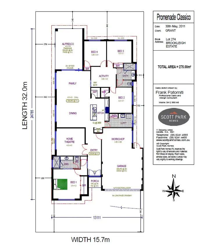 Floorplan of Homely house listing, 21 Melnik Street, Caversham WA 6055