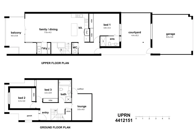 Floorplan of Homely townhouse listing, Address available on request