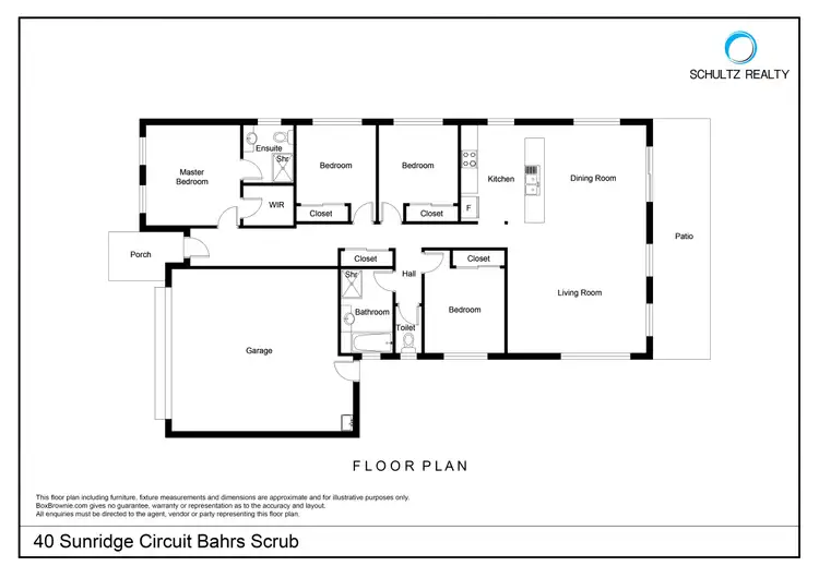 Floorplan of Homely house listing, 40 Sunridge Circuit, Bahrs Scrub QLD 4207