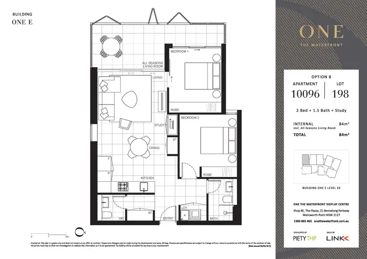 Floorplan of Homely apartment listing, E10096/5 Bennelong Parkway, Wentworth Point NSW 2127