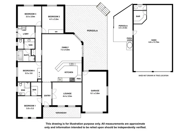 Floorplan of Homely house listing, 8 Tallarook Court, Mount Gambier SA 5290