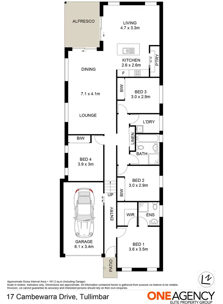 Floorplan of Homely house listing, 17 Cambewarra Drive, Tullimbar NSW 2527